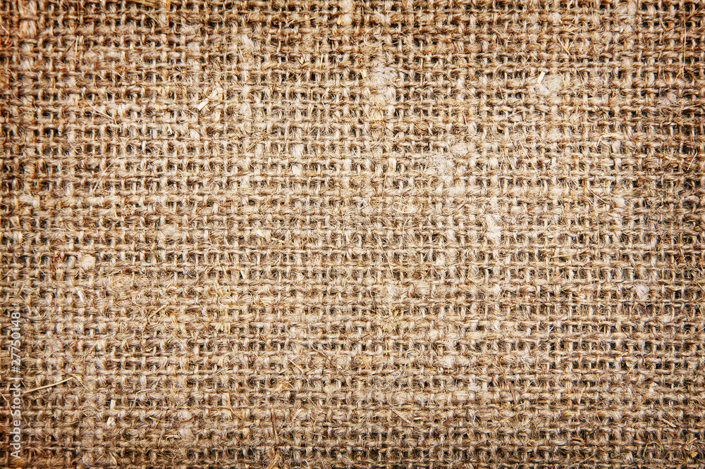 Coarse sacking close-up for use as background Coarse sacking close-up for use as background