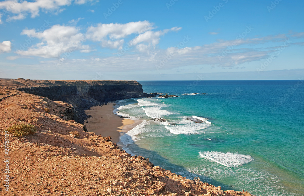 Fototapeta premium Beautiful views of the Atlantic Ocean.