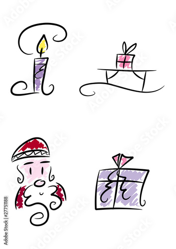 Photography Clipart-Set: Weihnachten und Nikolaustag