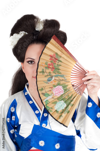 Portrait Of Geisha photo