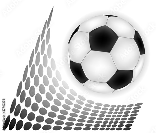 Ball over abstract backgropund