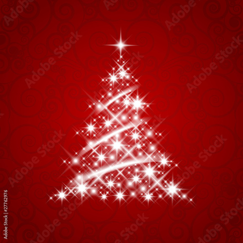 red Tree Christmas