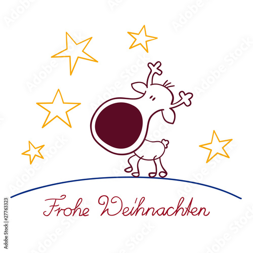 rudolph weihnachtskarte