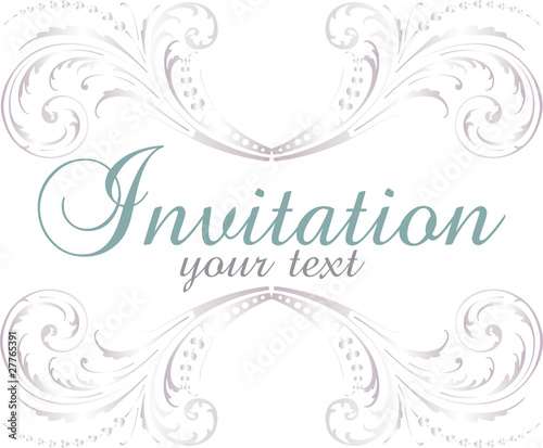 Decorative vintage frame