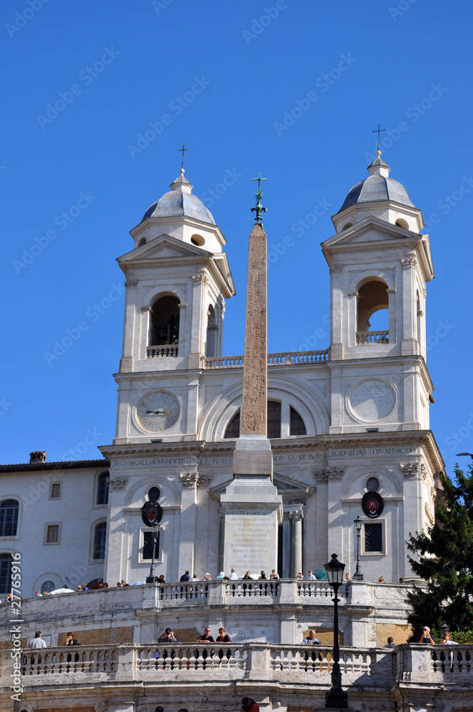 Fototapeta premium Rom - Piazza di Spagna - Trinità dei Monti