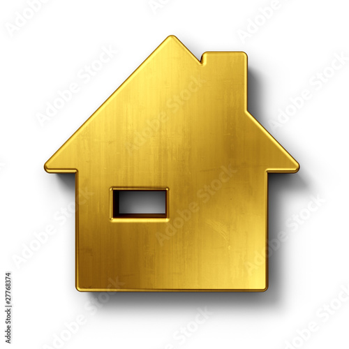 House icon in gold