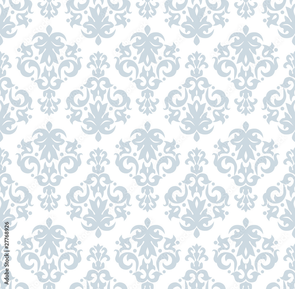 Fototapeta Seamless  wallpaper pattern in  vintage style
