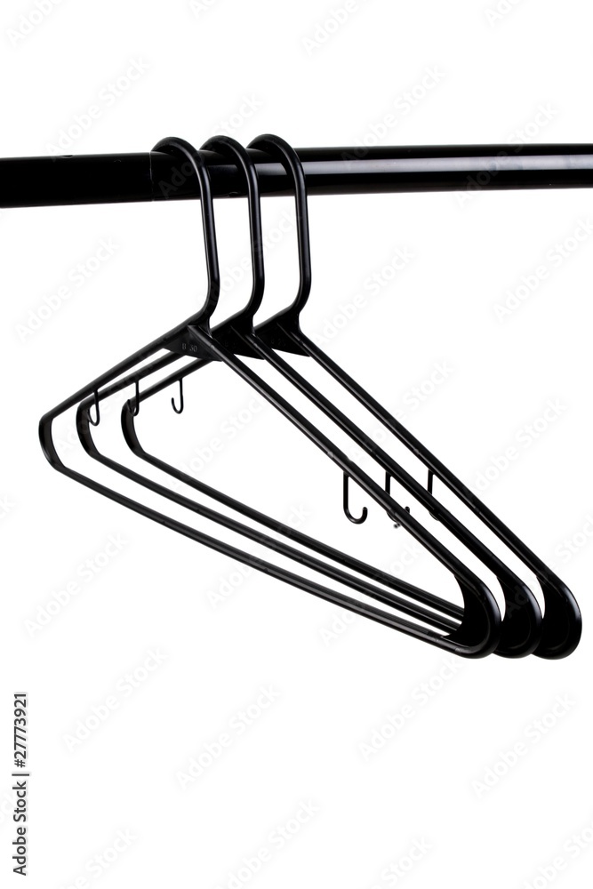 Three Black Hangers Three Black Hangers