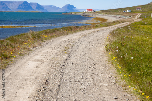 Country gravel route - Iceland photo