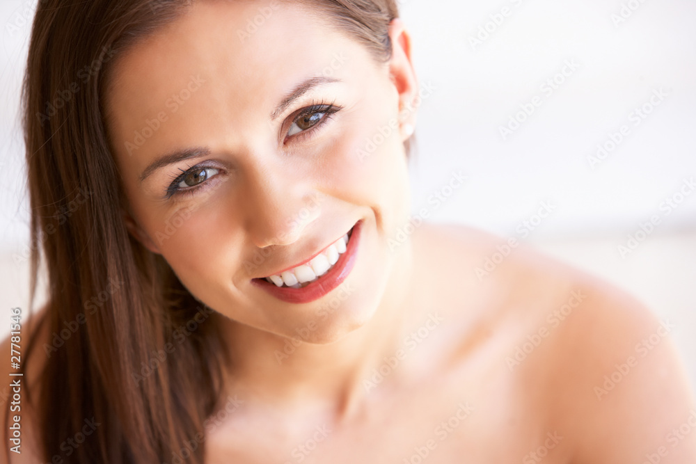 Portrait Of Attractive Young Woman Portrait Of Attractive Young Woman