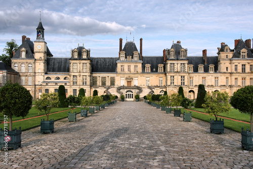 Fontainebleau chateau in France