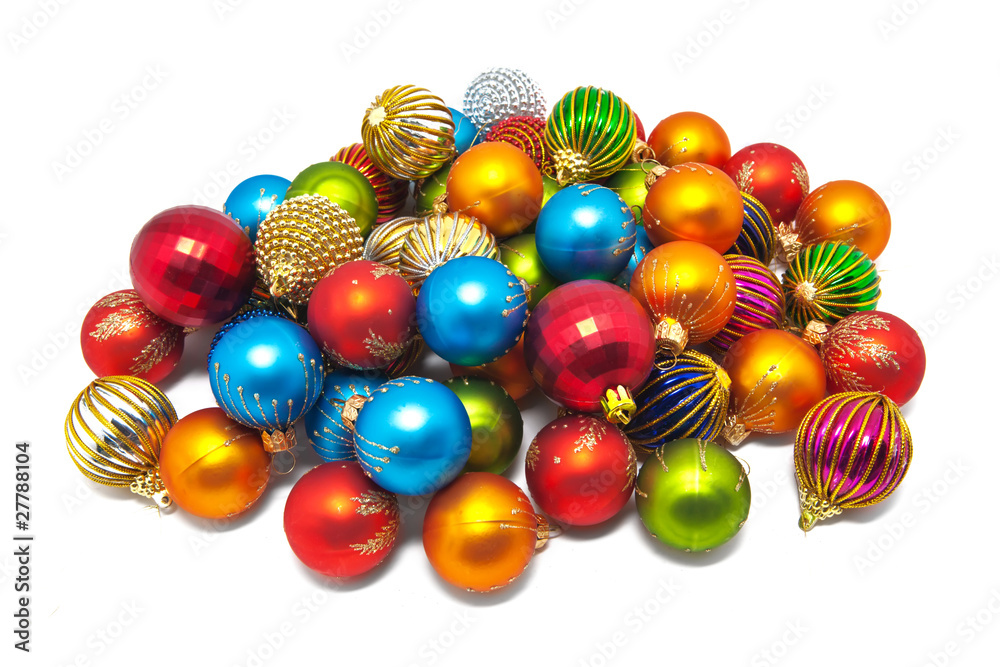 Obraz premium christmas balls