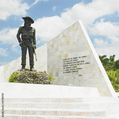 monument of Camilo Cienfuegos, Yaguajay, Cuba photo