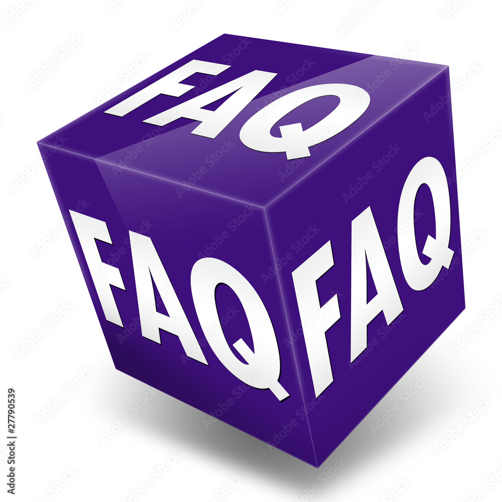 würfel faq button icon 3d würfel faq button icon 3d