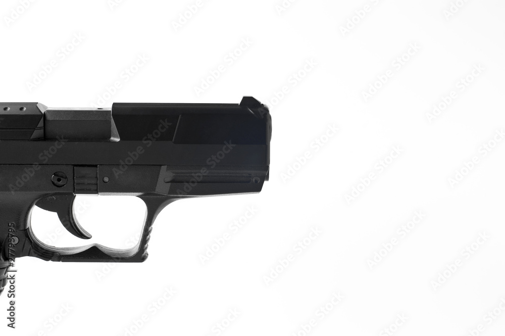 拳銃のアップ 拳銃のアップ