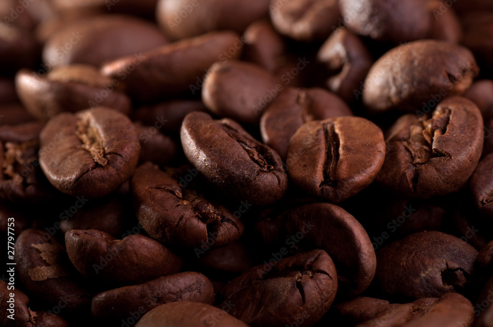 Naklejka premium Coffee beans