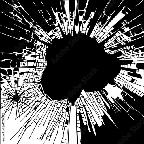 broken glass vector