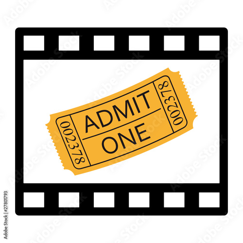 Cinema film and ticket