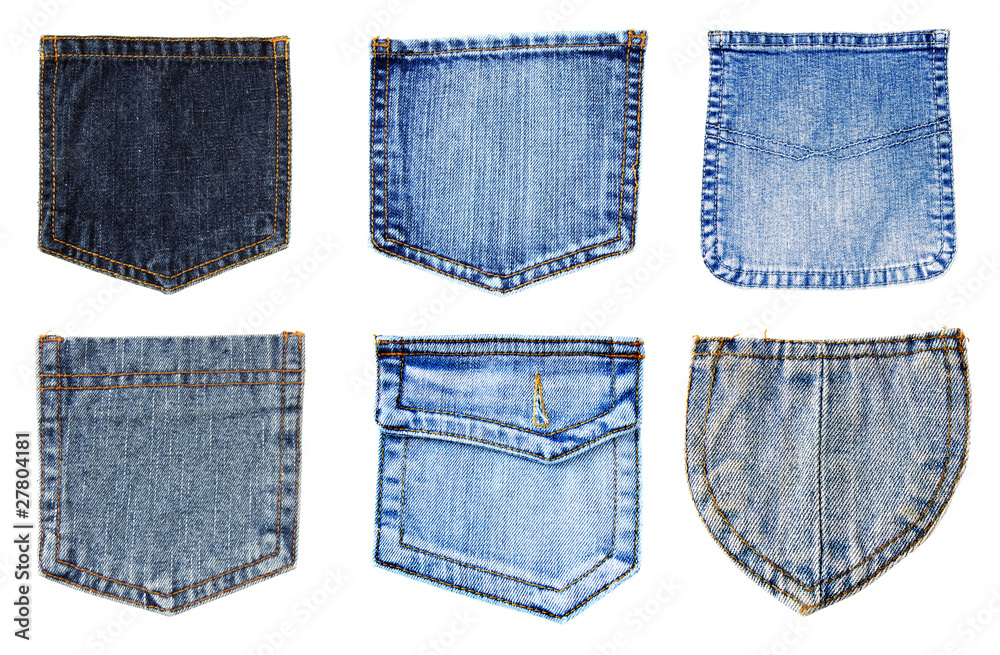 jeans pockets isolated jeans pockets isolated