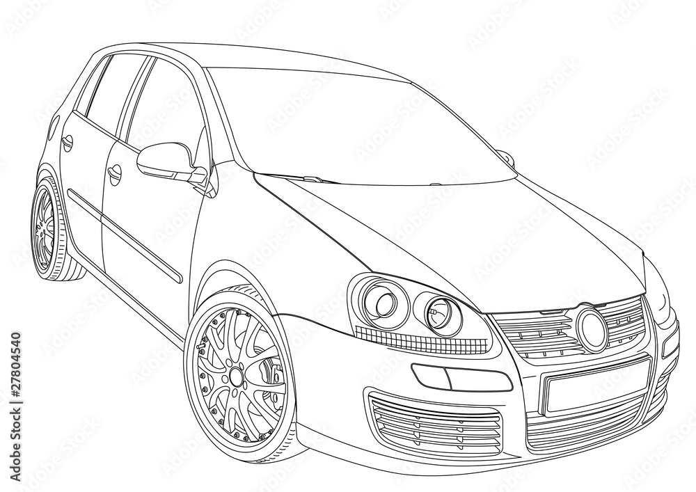 Fototapeta premium Car GV