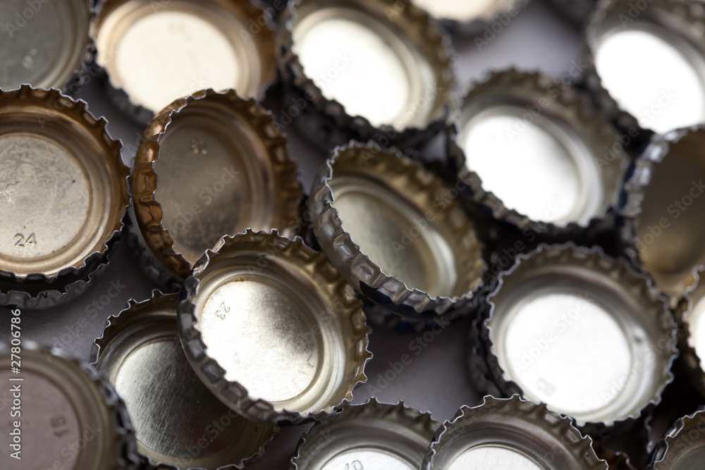 Pile of Beer Bottle Caps Background Pile of Beer Bottle Caps Background