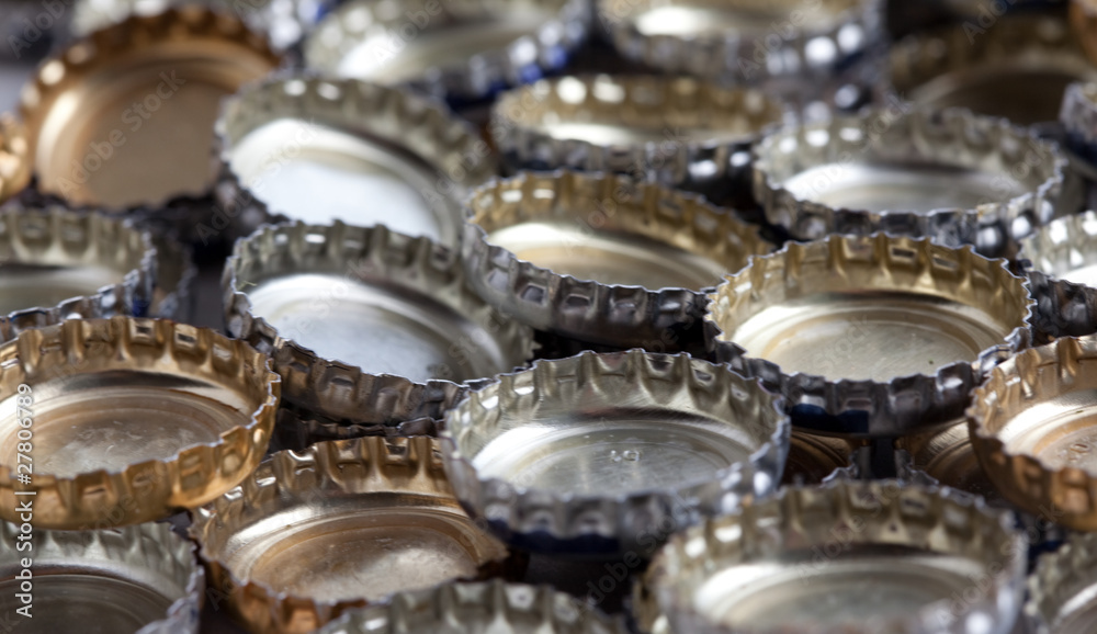 Pile of Beer Bottle Caps Background Pile of Beer Bottle Caps Background