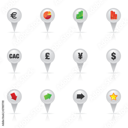 bouton, crise et reprise de la bourse - CAC40