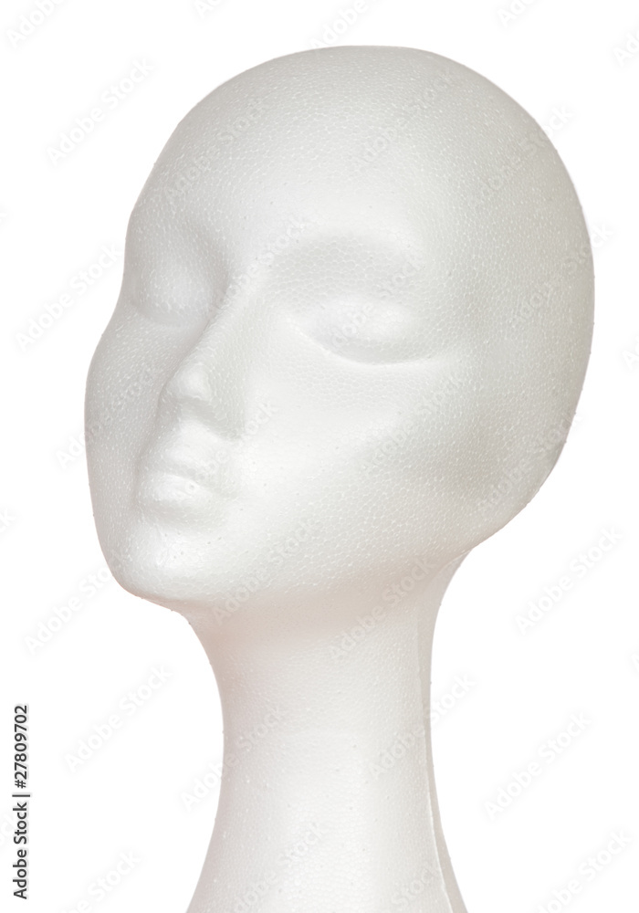 Female mannequin head cork