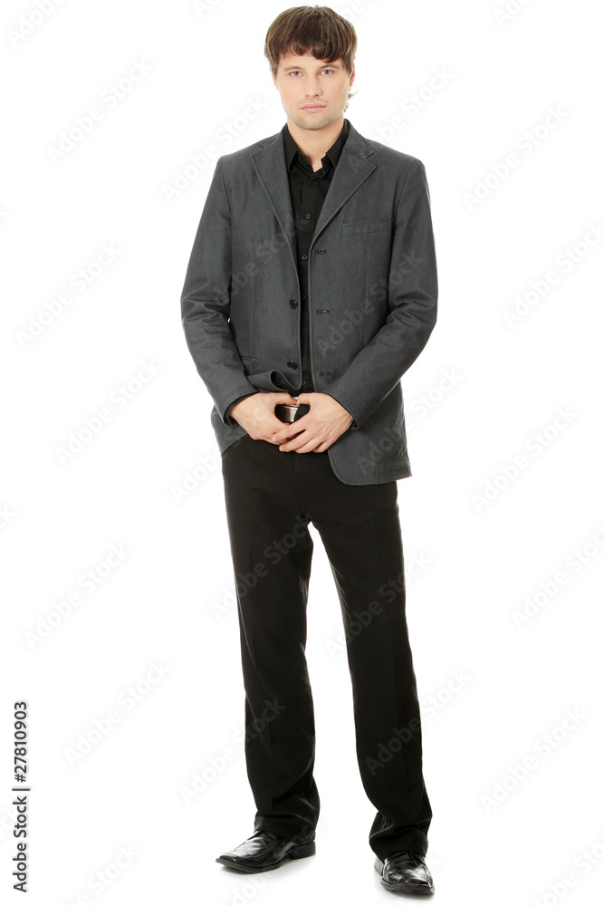 Full length portrait of businessman Full length portrait of businessman