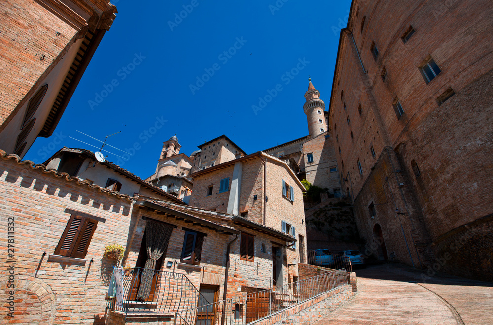 L'imponente Palazzo Ducale di Urbino