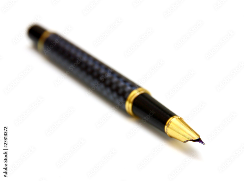 Naklejka premium The handle with a feather