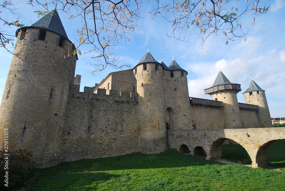 A l'intérieur de Carcassonne