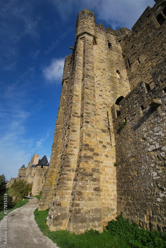 Promenade aux remparts de Carcassonne