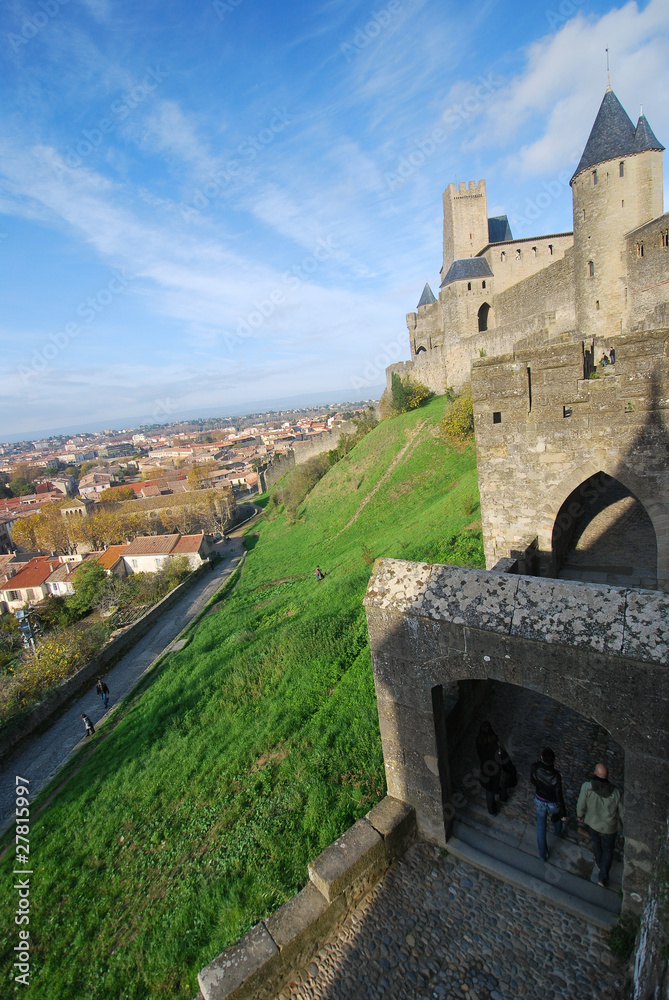 Fototapeta premium Remparts de Carcassonne