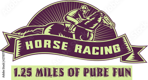 'Horse racing' logo