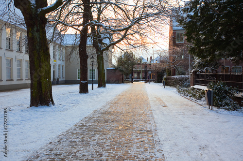 Delft old yard photo