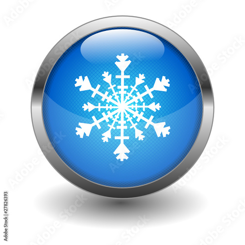 Button Eis/Schneeflocke