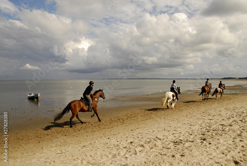 Reiter am Strand von Sylt