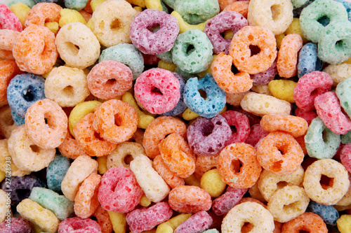 Canvastavla Cereal colors