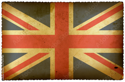 Vintage UK flag