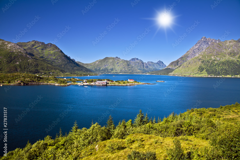 Beautiful landscape of Norway