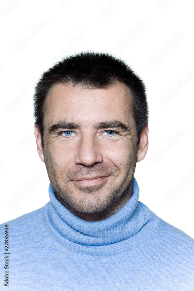 Fototapeta premium man portrait smiling