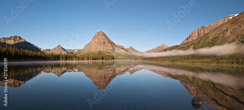 Two Medicine Lake Panorama photo