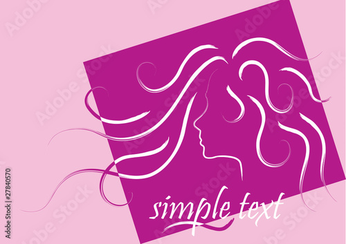 vector hair logo