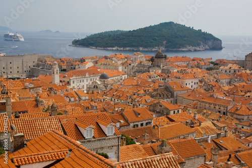 Czerwone dachy, Dubrownik, Chorwacja