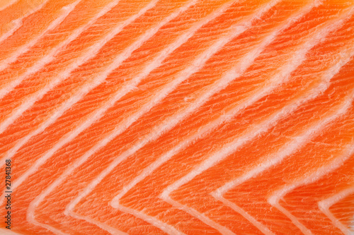 Fresh red salmon texture