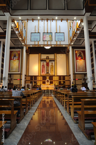 This is way Cathedral Sacred Heart College.[Interior]