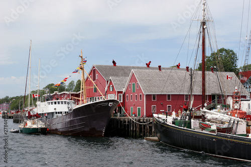 Lunenburg waterfront, Nova Scotia, Canada photo