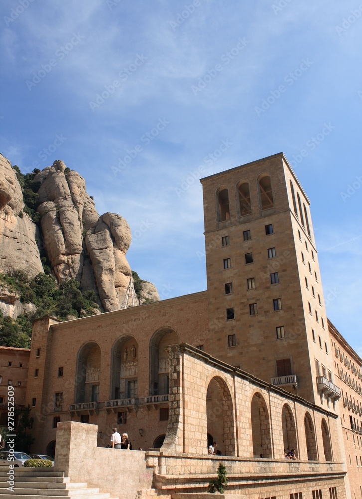 Montserrat monastery facade