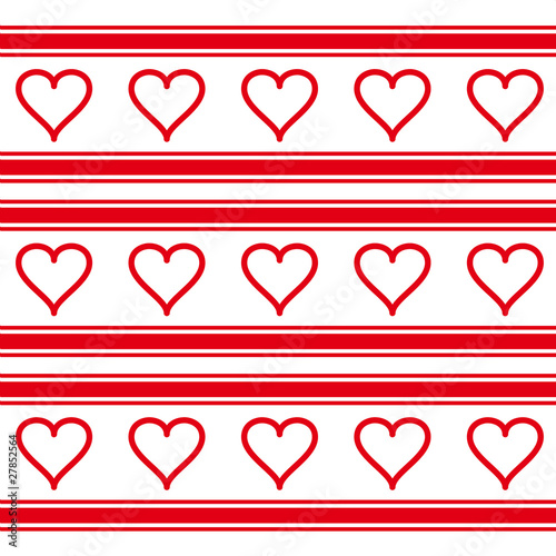 Vector Absract Background Heart red